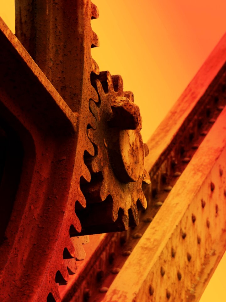 Machinery rusty machine