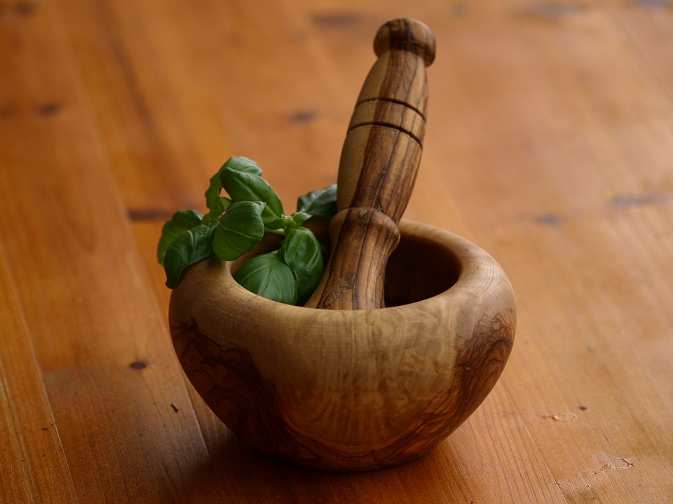 Crush kitchen mortar