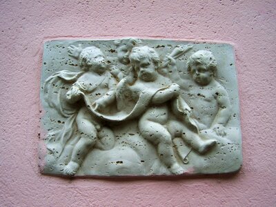 Wall relief building sculpture architecture photo