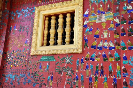 Laos pray buddha photo