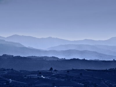 Horizon layers landscape