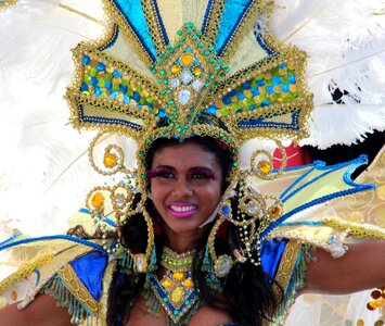 Masquerade holiday carnival costume photo