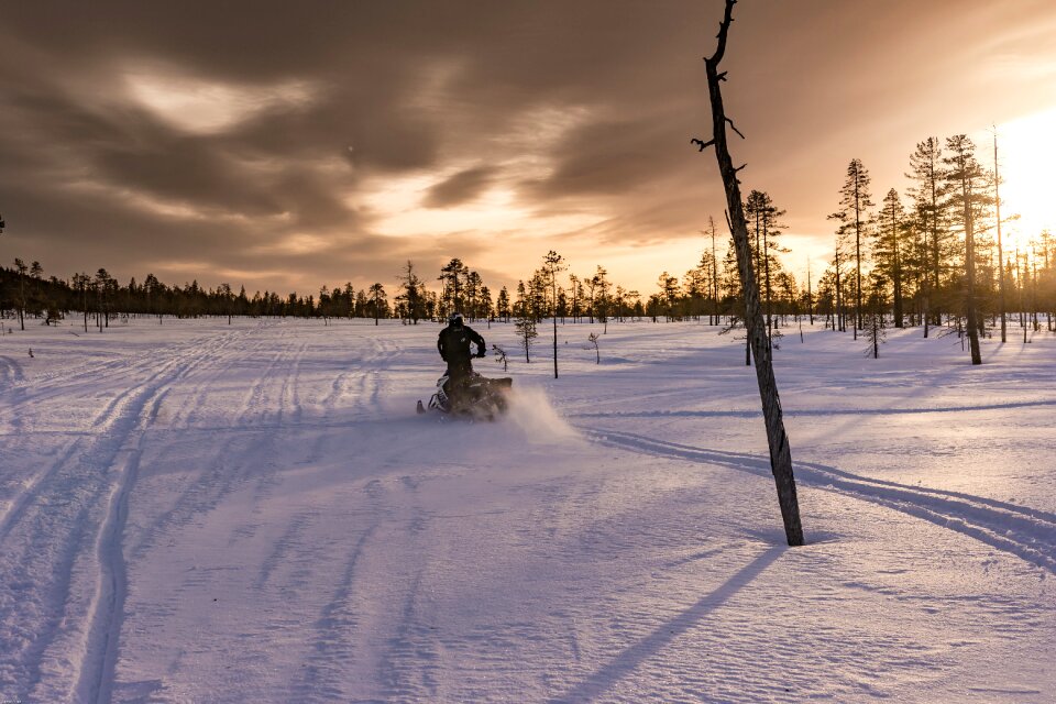 Winter sport ski doo