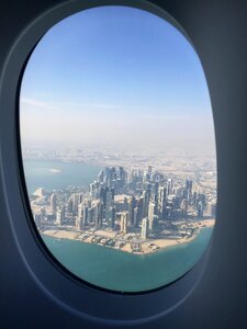 Cityscape view above