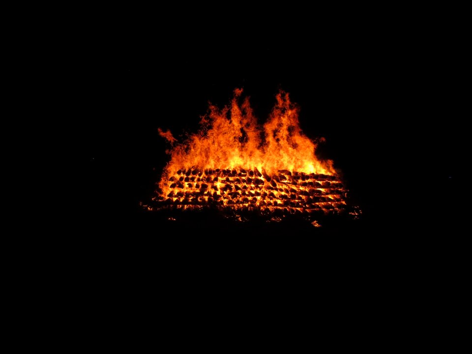 Burn healing flame