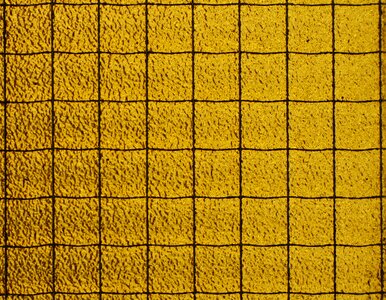 Yellow translucent grid photo