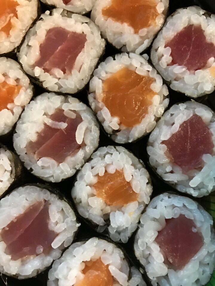 Snack rice orange