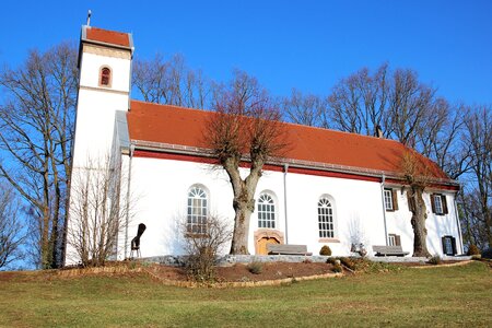 Cross chapel winnweiler chapel autumn mood