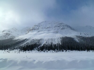 Winter mountain canada mountain canadian mountain