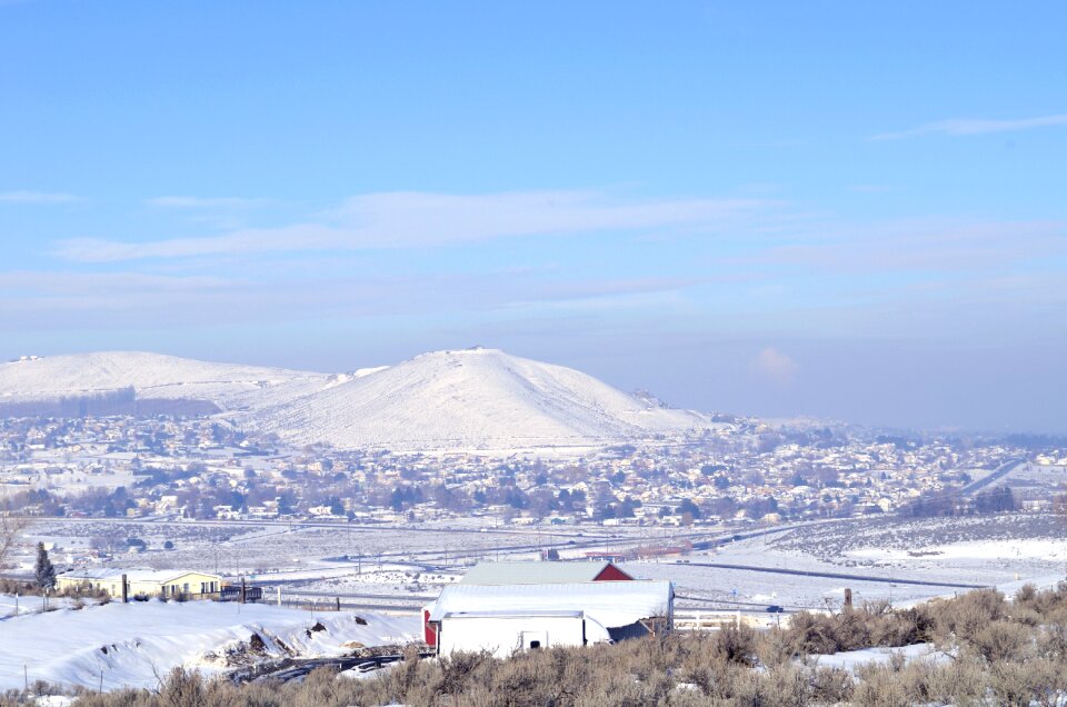 Landscape nature snow