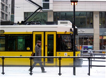 Snow yellow transport