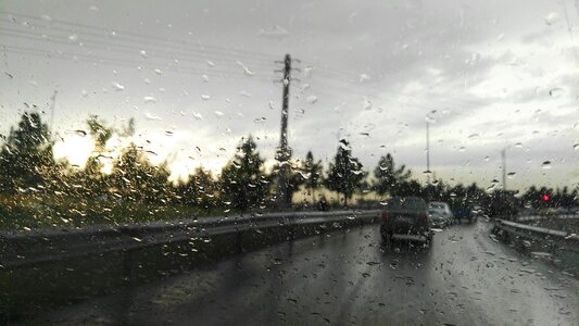 Clouds cityscape freeway