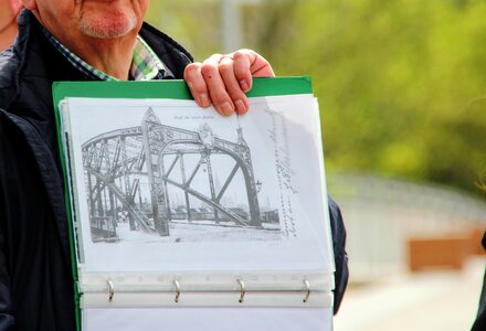 Hörde bridge drawing photo