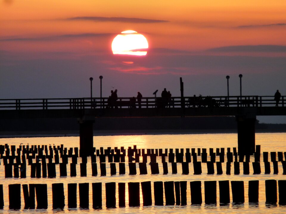 Zingst beach clouds