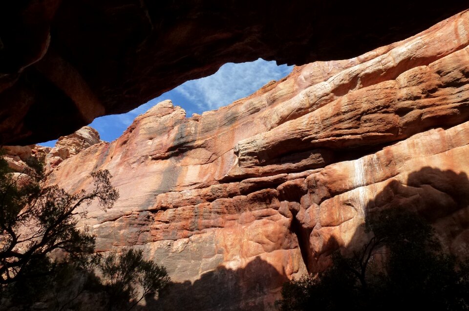 Rock strata cederberg south africa