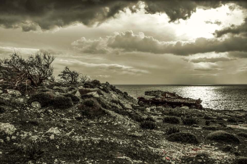 Wilderness landscape sky