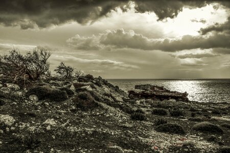 Wilderness landscape sky