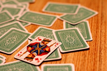 Play playing cards gambling photo