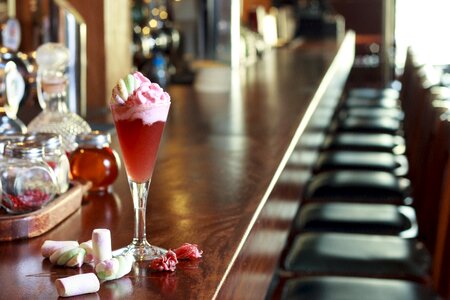 Bar cocktail mixed drink