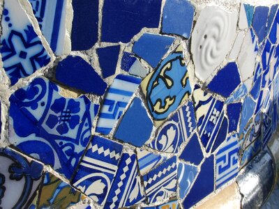 Barcelona güell blue