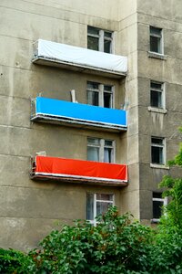 Novosibirsk flag balconies