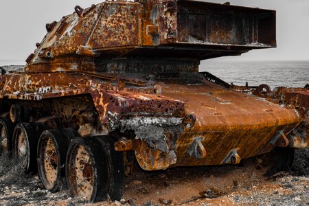 Steel military machine