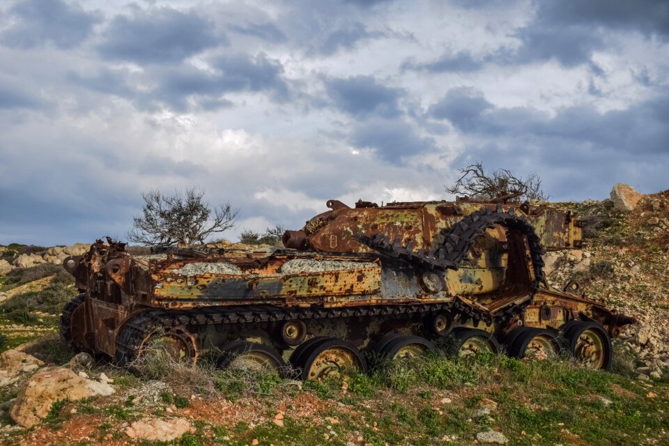 Machine aged weathered