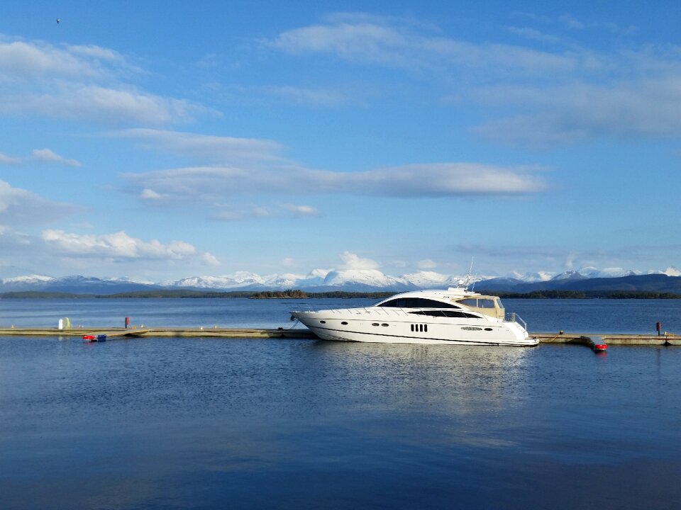 Yacht the fjord leisure