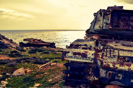 Rusty weathered aged