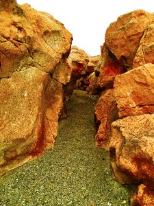 Path between rocks