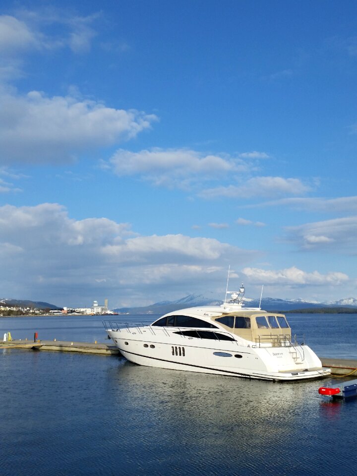 Yacht the fjord leisure