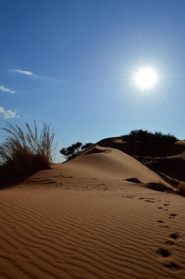 Sand trace away