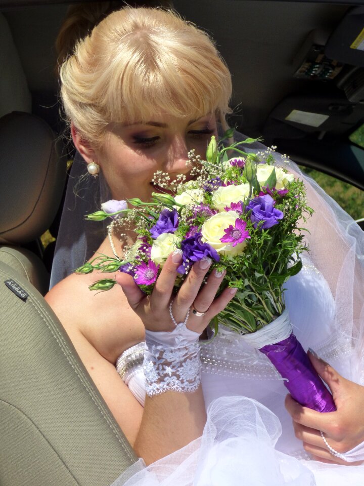 Wedding bridal bouquet woman