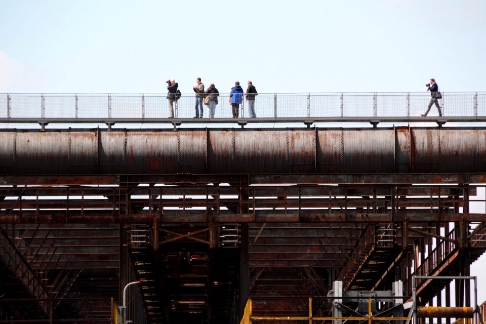 Blast furnace skywalk west