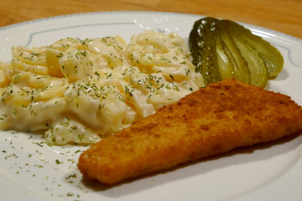 Potato salad eat meal