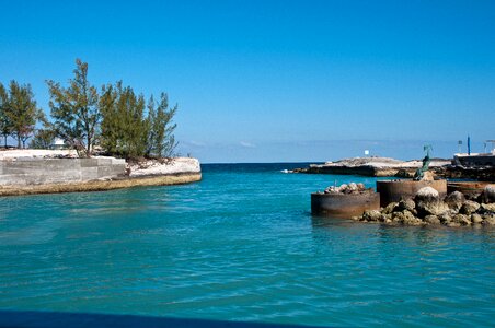 Cruise vacation tropical island