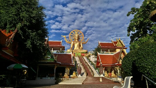 Big buddha temple koh samui thailand photo