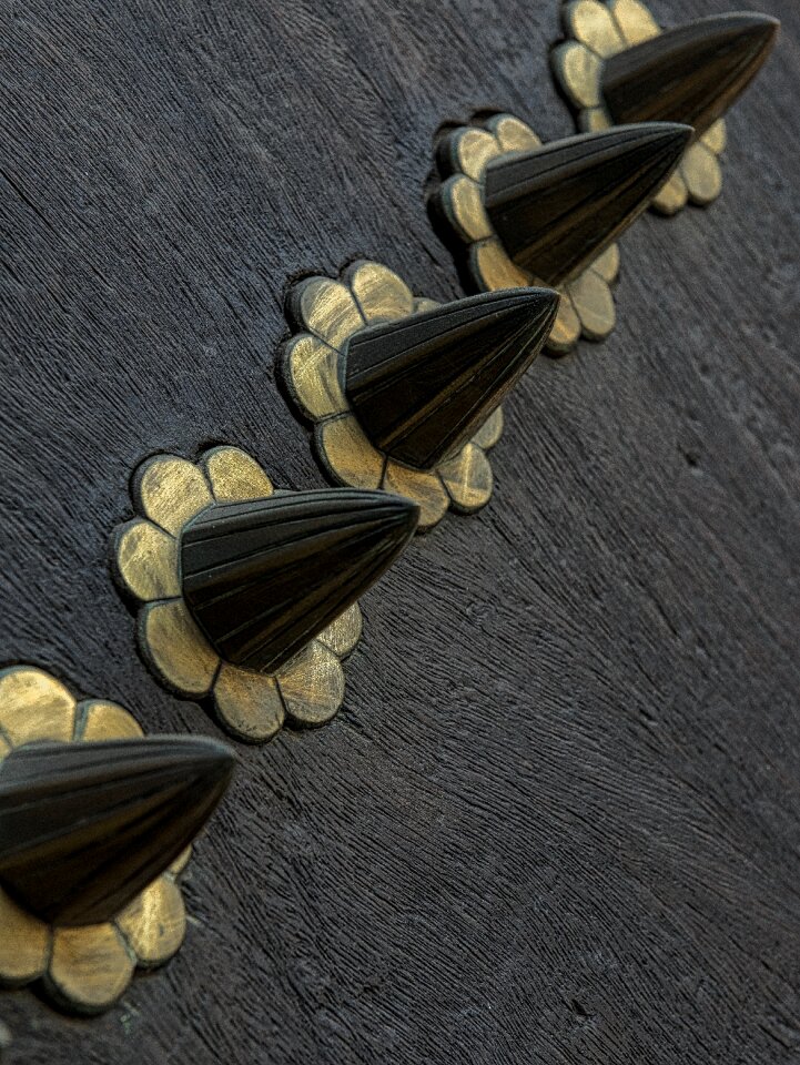 Doorknob wooden metal