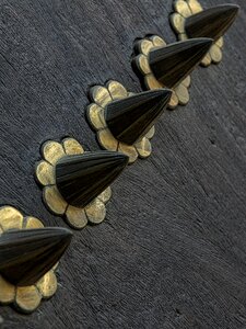 Doorknob wooden metal photo