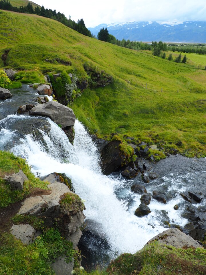 Natural water landscape bright