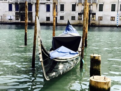 Venetian boat gondola venice photo