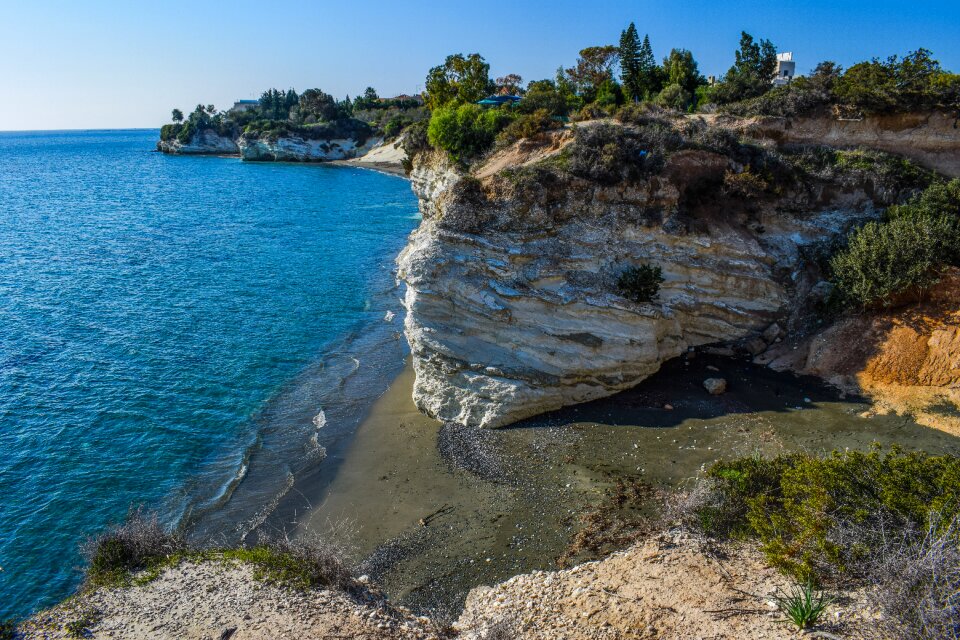 Cliff coastline geology