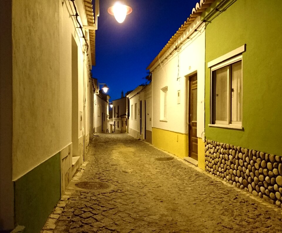 Night mediterranean portugal