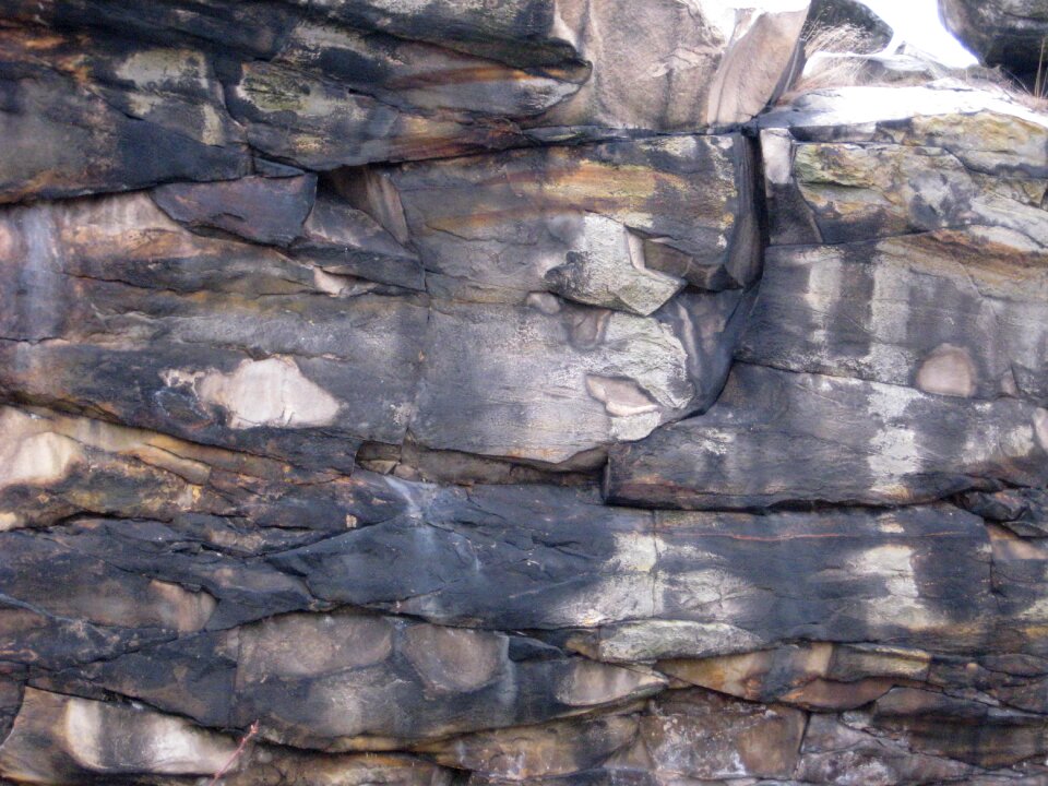 Natural rocks rock wall