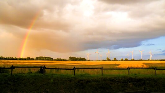 Rainbow nature elbaue photo