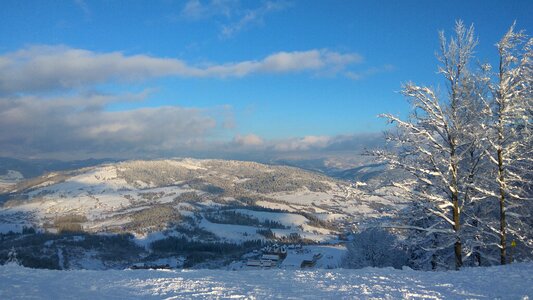 Slopes the carpathians beauty