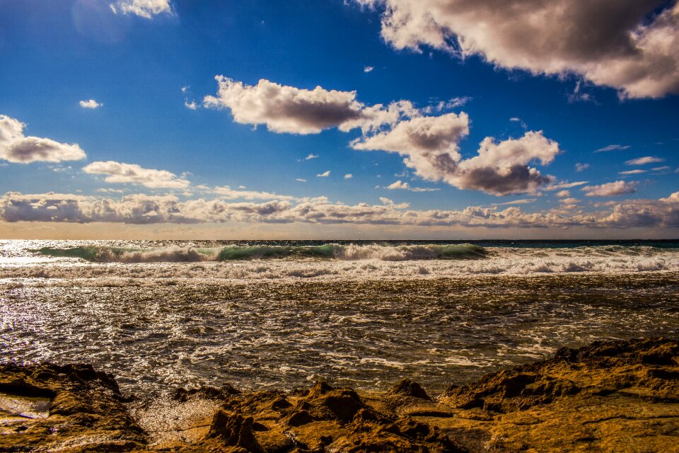 Clouds afternoon scenery