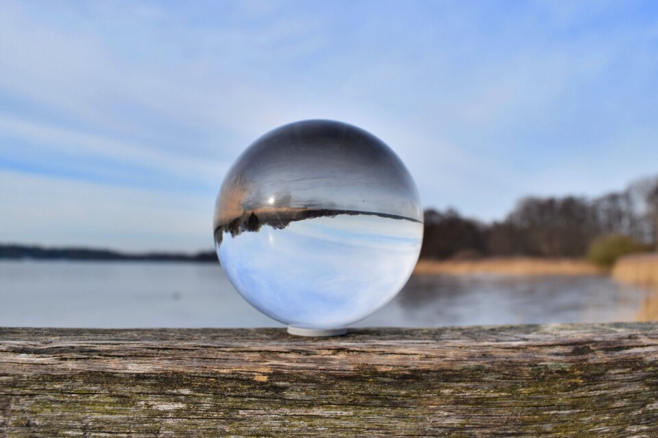 Three mountains crystal ball ice
