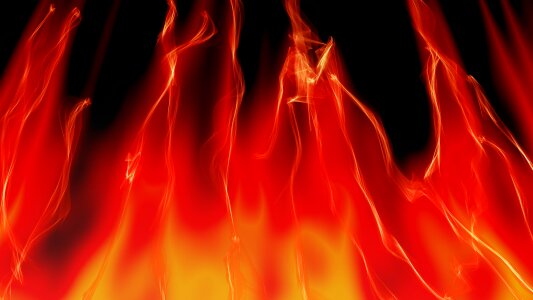 Burn fireplace background photo