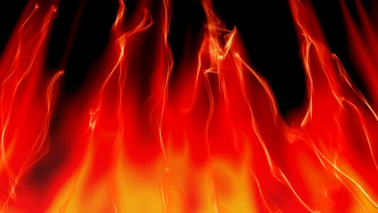 Burn fireplace background